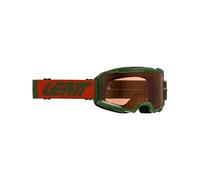 Leatt Vizion 2.5 Occhiali da motocross, verde-arancione per maschi