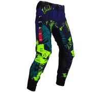 LEATT - Pantaloni 5.5 I.K.S Jungle 2024 Blu,Verde 38