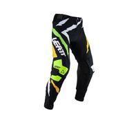 Leatt 5.5 IKS Tiger Pantaloni Motocross, nero-verde, taglia XL per maschi