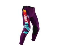 Leatt 5.5 I.K.S. Indigo S23, pantaloni in tessuto L male Violetto/Turchia/Giallo