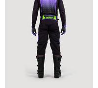 Leatt 4.5 Argon, pantaloni in tessuto L male Nero/Lilla/Verde Fluo