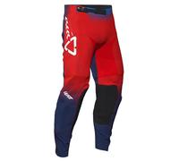 Leatt 4.5 Junior V26, pantaloni in tessuto per giovani L male Rosso/Blu Scuro/Blu