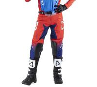 Leatt 4.5 Junior V26, pantaloni in tessuto per giovani L male Rosso/Blu Scuro/Blu