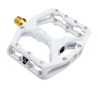 Leatt Ceramag All Mountain 8.0 Ti Flat 114x100 Mm Pedals Argento Bone