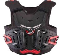 Leatt 4.5 PRO Protezione Toracica Moto, Unisex - Adulto, Black/Red, Taglia Unica