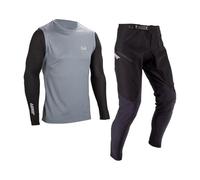 Leatt Completo MTB 1.0 confortevole traspirante Grigio L Uomo - 5025104923