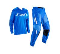 Leatt 3.5 Ride Kit V26, set pantaloni in jersey/tessuto M male Blu/Bianco