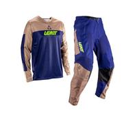 Leatt 3.5 Ride Kit V26, set pantaloni in jersey/tessuto M male Blu Scuro/Marrone Chiaro