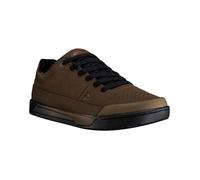 Leatt Scarpe MTB Flat 2.0 con Pattern WaffleGrip PRO, Ciclismo Uomo, Marrone, 41.5 EU