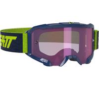 Leatt Velocity 4.5 Iriz Occhiali Motocross, blu/giallo, Taglia unica