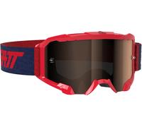 Occhiali cross Leatt Velocity 4.5 Iriz Rosso Lente Platino