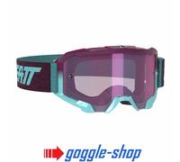 Leatt Velocity 4.5 Motocross Mx Goggles - Iriz Aqua / Purple Lens