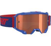 Leatt Velocity 4.5 Occhiali Motocross, rosso-blu