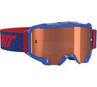 Leatt Velocity 4.5 Occhiali Motocross (Blue/Red,One Size)