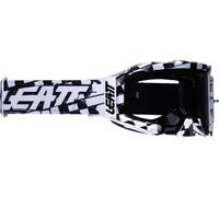 Leatt Velocity 5.5 Checker Occhiali da motocross, nero-grigio per maschi