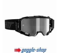 LEATT VELOCITY 5.5 Motocross MX Occhiali - Nero/Grigio Chiaro Lente