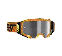 Leatt Velocity 5.5, maschera croce male Arancione/Nero Argento-A Specchio
