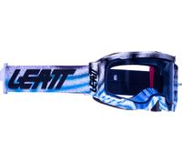 Leatt Velocity 5.5 Zebra Occhiali da motocross, blu per maschi