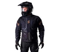 Leatt ADV Multitour 8.5 Giacca tessile impermeabile, nero-marrone, taglia 2XL per maschi