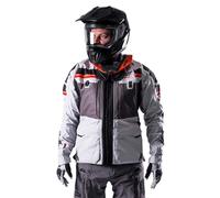 Leatt Rally ADV 7.5 Giacca in tessuto unisex grigio, taglia 2XL