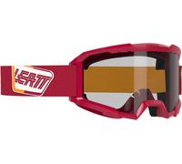 Leatt Vizion 2.5 Logo Occhiali da motocross, rosso per maschi