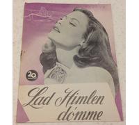 Leave Her to Heaven Gene Tierney Cornel Wilde 1945 programma cinematografico ...
