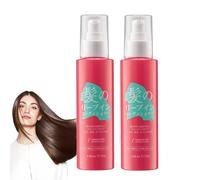 Leave-in, balsamo per capelli, 2 pezzi, senza risciacquo, uso portatile da viaggio, leviga i capelli disordinati, garantisce capelli lisci e morbidi tutto il giorno