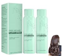 Leave-in Dry Hair Spray Oil Control, Fluffy Volumizing Hair Spray, Magic Dry Hair Spray, Long-Lasting Volume and Fullness Cleansing Hair Volumizer (2pcs)