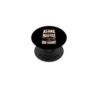 Leave Me Alone Ho bisogno di praticare il mio clarinetto basso PopSockets PopGrip Adesivo