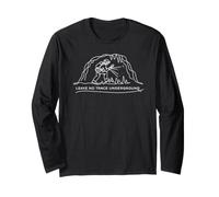 Leave No Trace Underground per speleologi speleologi Maglia a Manica