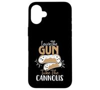 Leave the Gun, Take the Cannolis, citazione classica con stile Custodia per iPhone 16 Plus