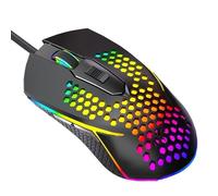 Leaven S50 6Keys Macro Definizione programmabile RGB illuminato Gaming Mouse cab