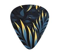 Leaves in the Dark - Plettro per chitarra multispessore, 12 pezzi, tono trasparente, confortevole al tatto, forte resistenza all'usura e durezza, fornito con scatola trasparente