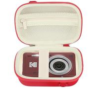 Leayjeen Custodia per Macchina Fotografica Digitale, Compatibile con FAYIBUY/CCN/KODAK/Duluvulu/nezini(Solo Custodia) Rosso