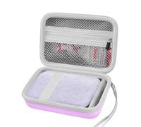 Leayjeen Custodia per stampante fotografica istantanea per smartphone HP Sprocket 2 x 3 pollici/instax/KODAK, custodia rigida in PU con tasca interna (solo custodia), viola, Viola, moderno