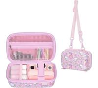 Leayjeen Custodia protettiva per fotocamera per bambini compatibile con MINIBEAR/GlobalCrown/Gofunly/USHINING/uleway/fotocamera digitale per bambini (solo custodia), Rosa Unicorno-1, L, valigetta