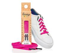 leazy Kids - Lacci elastici per bambini - Lacci piatti ed elastici con gancio - Forniscono una vestibilità perfetta e sicura - Appositamente realizzati per le scarpe da bambini