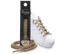 leazy Lacci elastici piatti L (6 occhielli per lato, Beige)