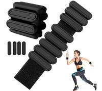 LEAZZLE 2 Pezzi Set di Pesi per Caviglie Regolabili Pesi per Polsi, Cavigliere Pesi Fitness, Per Allenamento Polso & Cavigliera, Ideale per Pilates, Yoga, Nuoto, Danza, per Donna & Uomo, 450g Ogni