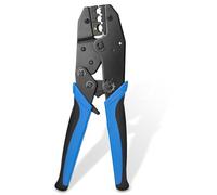 LEAZZLE Pinza Crimpatrice Capicorda AWG 20-10(0,5-6mm²),Pinze Pinza Crimpatrice Faston, Pinza per crimpare terminali elettrici, Blu