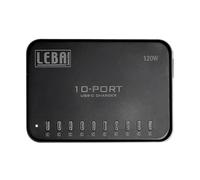 LEBA Innovation NoteCharge 10 hub USB-C da 12 W (per l'uso in LEBA NoteCase, NoteCart, NoteBox e NoteBag; ventilazione passiva; protezione da sovratensioni)