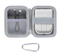 Lebakort Caso Custodia Rigida per Logitech Mobi Fold Ultra-Portatile Mouse | con moschettone, Dotato di tasca a rete, Ultra-Portatile, Protezione Rigida, compatto Mouse Caso, antigraffio e antimacchia