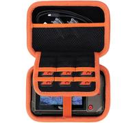 Lebakort Custodia compatibile con WILDGAME Innovations Trail Pad Swipe VU60 / Stealth Cam SD Card Viewer 4,3" Touch Screen (nero + custodia arancione)