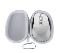 Lebakort Custodia Rigida per Logitech Signature Comfort Plus M850 L Mouse | con moschettone, Guscio Rigido, Protezione Mouse, Trasporto Facile, Protezione Rigida, Antigraffio e Antimacchia