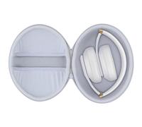 Lebakort Duro Viaggio Caso Custodia per Beats Studio Pro, Studio 3, Solo 4, 3, 2 Wireless Cuffie con Cancellazione del Rumore (Bianco)