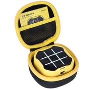 Lebakort Duro Viaggio Caso Custodia per Giiker Infinite Tic-Tac-Toe Bolt Gioco (Nero+Giallo)