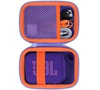 Lebakort Duro Viaggio Caso Custodia per JBL GO 4 Speaker Bluetooth Portatile (Viola)