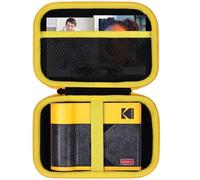 Lebakort Duro Viaggio Caso Custodia per KODAK Mini Shot 3 ERA/Mini 3 ERA/Mini Shot 3 Retro/Mini 3 Retro 4PASS 2-in-1 4PASS 2-in-1 Fotocamera Istantanea & Stampante Fotografica (Nero+Giallo)