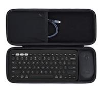Lebakort Duro Viaggio Caso Custodia per Logitech Pebble Keys 2 K380s Tastiera Pebble 2 M350s Mouse (Nero)