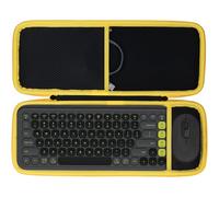 Lebakort Duro Viaggio Caso Custodia per Logitech POP ICON COMBO Kit Mouse e Tastiera Bluetooth (Grafite)